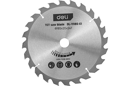 Циркулярная пила Deli DL-YJ185-E1 1300 Вт 103011