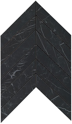 Мозаика Atlas Concorde Marvel Stone Nero Marquina Chevron Wall 25x30,5 см, 9SCN