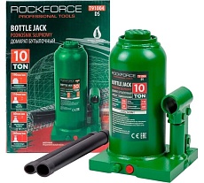 Гидравлический бутылочный домкрат Rockforce с клапаном 10т RF-T91004(DS)(51453)