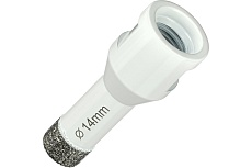 Коронка алмазная по керамограниту 14 мм, M14 на УШМ Diamond Industrial DIDKVP14M14