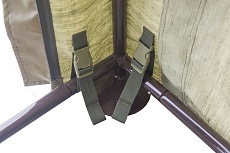 Палатка сварщика 2.2x2.2 м (пвх+брезент) МИТЕК 23-00006787