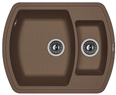 Кухонная мойка Florentina Нире К 63 см, мокко FSm