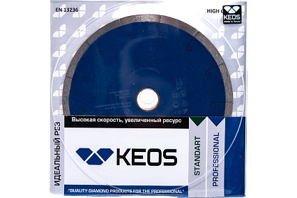 Диск алмазный Professional по керамограниту (180х25.4/22.2) для плиткорезов KEOS DBP01.180
