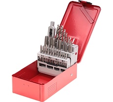 Набор ручных метчиков HSS M3-M12+вороток+сверла, 29шт RUKO 245003