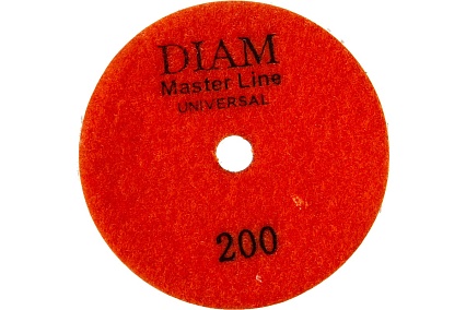 Круг алмазный гибкий шлифовальный Master Line Universal (100х15 мм; №200; сухая/мокрая) Diam 625
