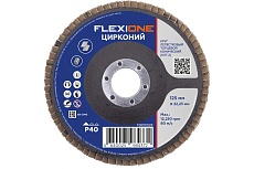 Круг лепестковый конический Цирконий 125x22 мм, Р40 Flexione 10000528