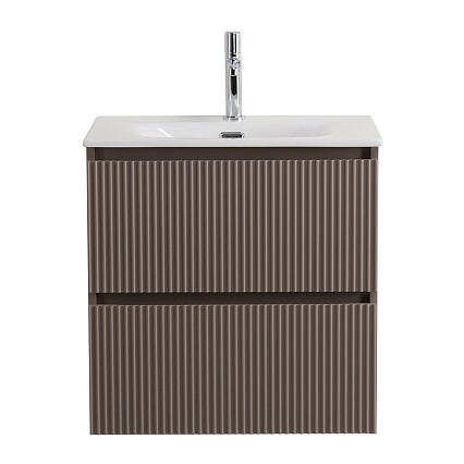 Тумба с раковиной BelBagno Uno 60 см Бежевый матовый