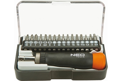 Насадки прецизионные с держателем Neo Tools 17 шт 04-228