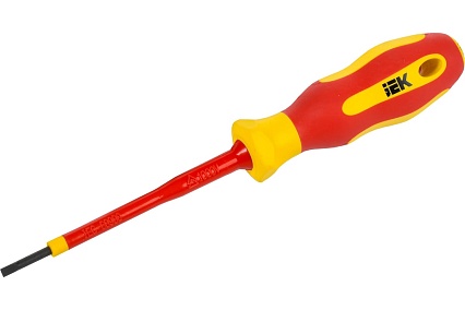 Отвертка IEK Arma2l 5 диэлектрическая sl2,5x75 т2 A2L5-SC30-T2-SL-25-075