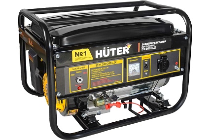 Бензиновый электрогенератор Huter DY3000LX с электростартером 64/1/10
