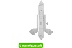 Измеритель WG3 шаблон Ушерова-Маршака нониусный с калибровкой Элитест 00003050