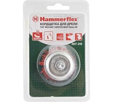 Кордщетка Hammer Flex 207-215 50мм d6 чашеобразная нейлоновая, с хвостовиком 62131