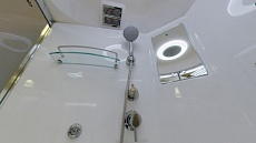 Душевая кабина Timo Lux T-7701 100x100, с г/м, прозрачные стекла, хром
