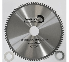 Диск пильный по дереву (300х50/32+50/30 мм; 80TPI) Pilorama 503080