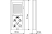 Лазерная рулетка TDM ЛР-100 дальность 100 м, точность 2 мм, подсветка, IP54, 2хAAA, “Алмаз” SQ1018-0203