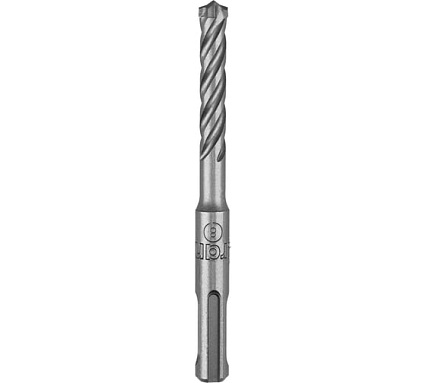 Бур по бетону Kranz SUPER 8x110мм, профессиональный, цельная крестовая пластина, SDS PLUS KR-91-0456