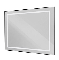Зеркало BelBagno SPC-KRAFT-1000-800-SENS-NERO 100x80 см сенсорный выключатель, черный
