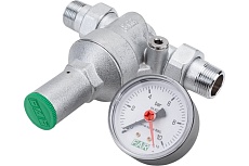 Редуктор хром. FAR 3/4&quot; (НР-НР), с манометром (+ EPDM прокладка FD 8722 34 — 2 шт.) FA 2815 3487