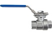 Кран DN.ru КШМП.316.230-ISO Ду15 Ру63 SS316 резьбовой с ISO фланцем D160-05351