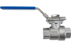 Кран DN.ru КШМП.316.230-ISO Ду15 Ру63 SS316 резьбовой с ISO фланцем D160-05351