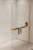 Душевая перегородка Vincea Walk-In VSW-1HR120CLG 120x200 матовое золото, прозрачное