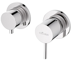 Смеситель для душа Cezares LEAF-VDIM3-L-01 на 3 выхода, хром