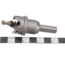 Коронка по металлу HM (25х12 мм; хвостовик 10 мм; комплект) D.BOR HS-HM-12-025-T