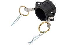 Камлок TITAN LOCK 0,75in типа DC, заглушка для ниппеля (полипроп.) TL75DCPP