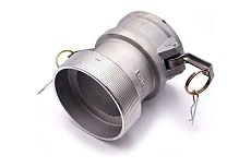 Камлок переходной алюминиевый HIMPT В-3040 (МАМА 75мм + нар. резьба 100мм) 3&quot; х 4&quot; 00-00014388