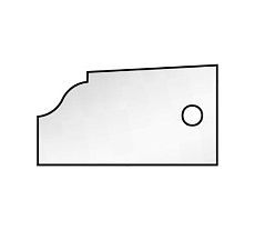 Нож для фрезы твердый сплав Profile 35x3.17x2 мм Dimar 3108312