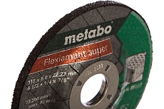 Круг обдирочный по камню/бетону Flexiamant S, 115x6x22 мм Metabo 616729000