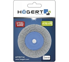 Корщетка дисковая прямая нержавейка 100 мм Hoegert Technik HT7D714