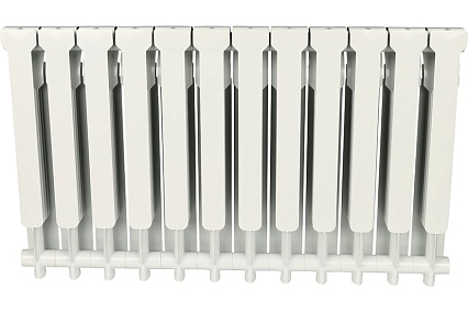 Алюминиевый радиатор Rommer Profi 500 AL500-80-80-100 12 секций RAL9016 82486