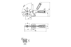 Механический горизонтальный прижим KUKAMET B111-1