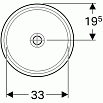 Раковина Geberit VariForm 39 см 500.746.01.2