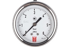 Манометр ДМ 2 063 Т (0-6) бар, кл.1.5, G1/4&quot; DIN CASE BD 1153100001