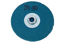 Мини шлифовальный быстросъемный круг QMC810 51 мм, Р60, цирконий, 10 шт Klingspor 351200-10