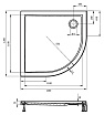 Поддон для душа Riho Davos 289 120x120