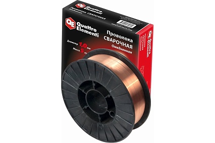 Проволока сварочная омедненная (5 кг; 1 мм) Quattro Elementi 770-360