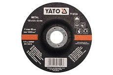 Диск зачистной по металлу, 125x6,0x22 Yato YT-6124
