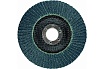 Круг лепестковый шлифовальный по нержавеющей стали 125x22.2 мм, Z60, цирконий RAWLPLUG RT-FDI-125/60