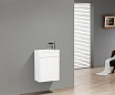 Тумба с раковиной BelBagno Pietra Mini 40 см, левосторонняя, Bianco Lucido