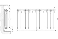 Радиатор Rifar Ecobuild 300 - 14 RE30014