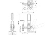 Зажим с вертикальной рукоятью HS CLAMP HS-11401