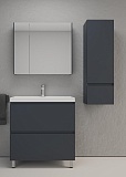 Мебель для ванной Style Line Манхэттен 70 см напольная, графит