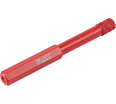 Алмазное сверло для сухого сверления (8х80х30 мм) Flex DD-DRY D8x30 HEX 386294