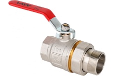 Шаровой кран со сгоном MVI американка, ручка ВН/НАР ДУ 40, 1 1/2" BV52008