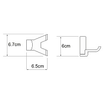 Крючок WasserKRAFT Leine K-5023DWHITE белый