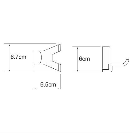 Крючок WasserKRAFT Leine K-5023DWHITE белый