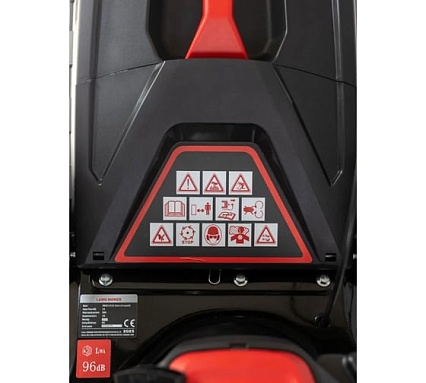 Газонокосилка бензиновая POWERAC самоходная, с травосборником 50 л, 150 см3, PM46S-C-D150